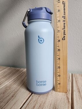 Bottle Bottle 32 oz Insulated Stainless Steel Sport Water Bottle with Straw Lid